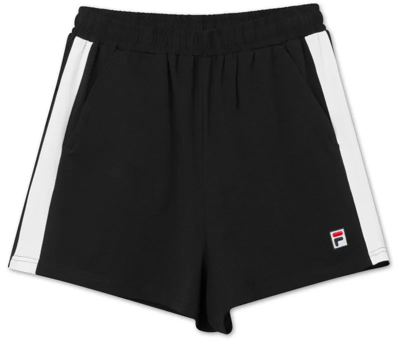 Fila Badu High Waist Shorts Women - black/blanc de blanc