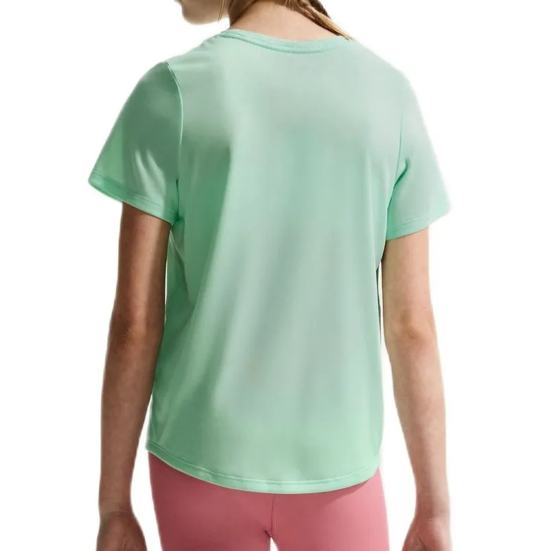 Nike Girls Dri-FIT Short-Sleeve - arctic green/white
