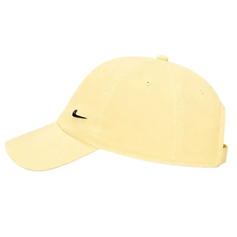Nike Dri-Fit Club Unstructured Metal Swoosh - coconut milk/metallic black