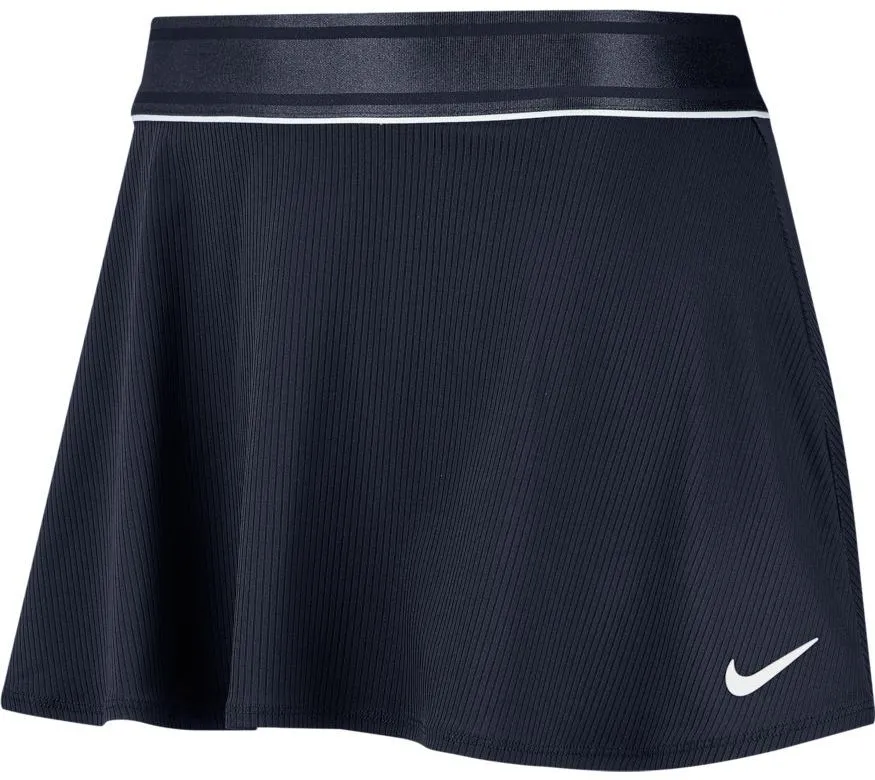 Nike Court Dry Flounce Skirt - obsidian/white/white Nike Court Dry Flounce Skirt - obsidian/white/white