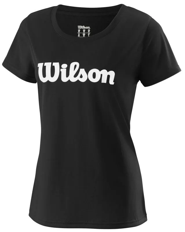 wilson-w-uwii-script-tech-tee-black-white-1 Wilson W Uwii Script Tech Tee - black/white