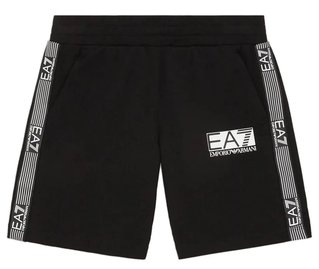 EA7 Boy Jersey Bermuda - black
