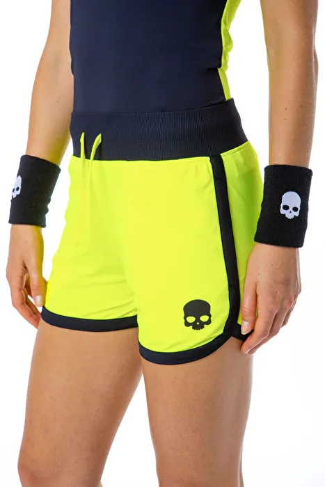 hydrogen-tech-shorts-woman-fluo-yellow-4 Hydrogen Tech Shorts Woman - fluo yellow