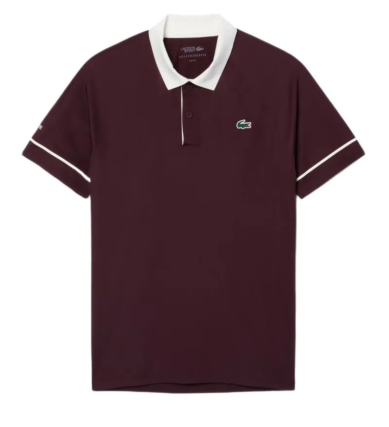 Lacoste Tennis x Novak Djokovic On Court - maroon/white Lacoste Tennis x Novak Djokovic On Court - maroon/white