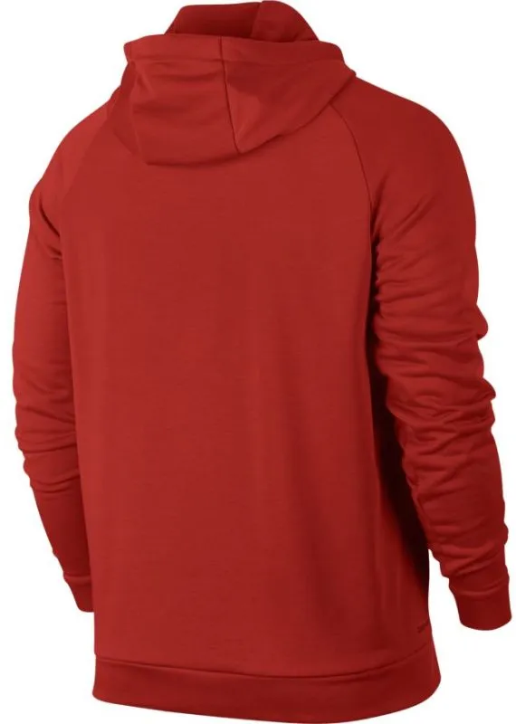Nike Dry Swoosh Hoodie - mystic red/white