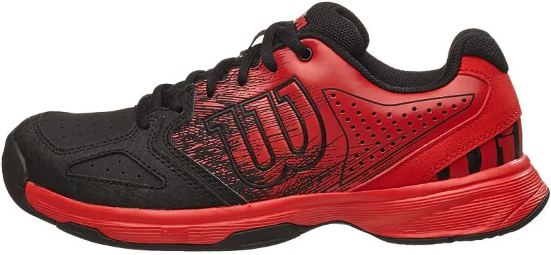 Wilson Kaos Comp JR - radiant red/black/radiant red