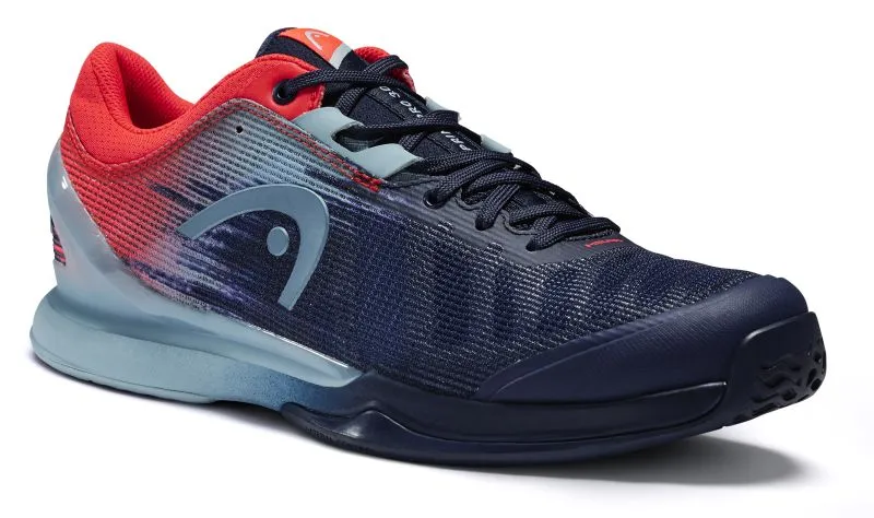 Head Sprint Pro 3.0 Men - dress blue/neon red