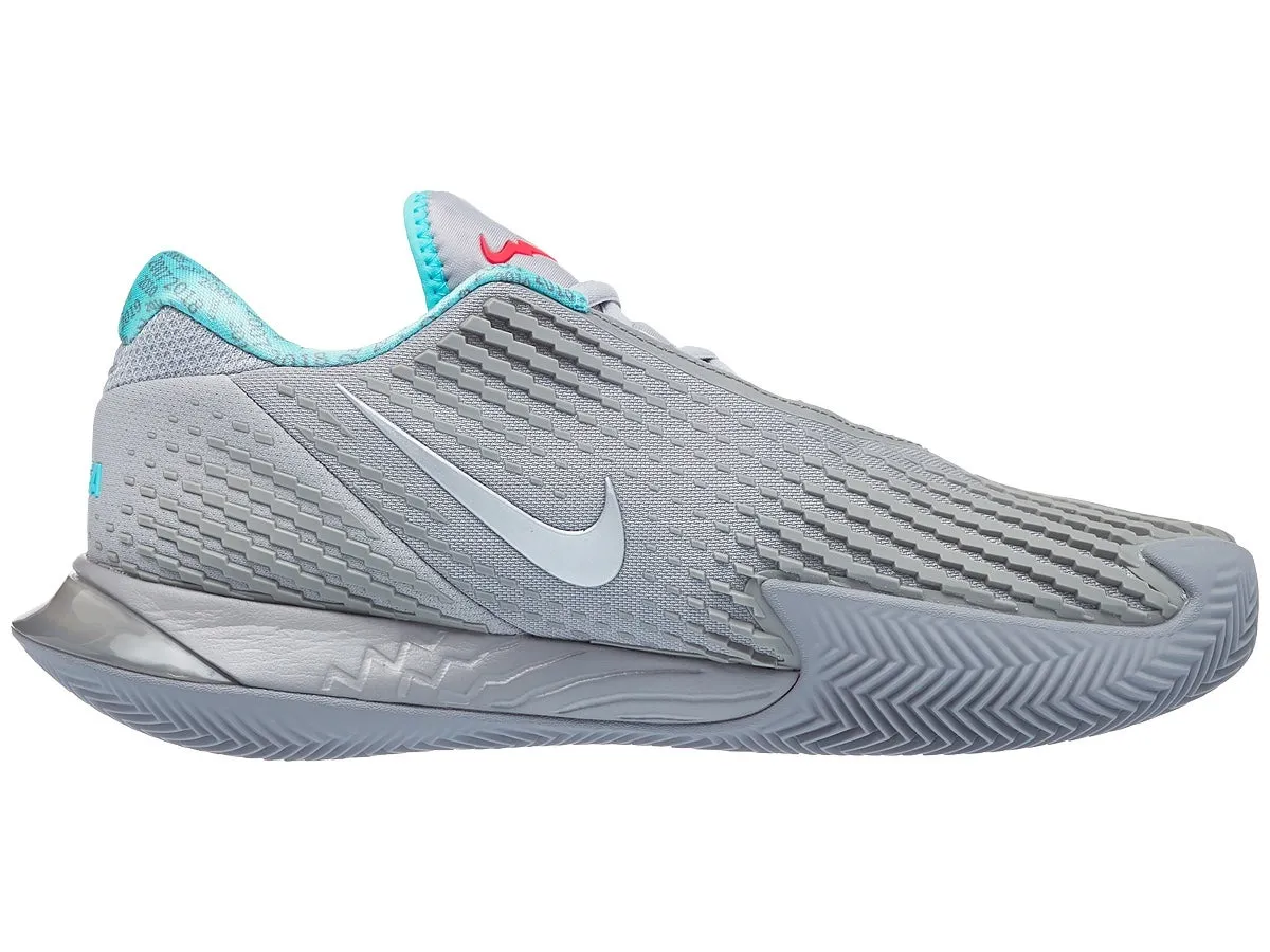 Nike Air Zoom Vapor Cage 4 Clay - metallic silver