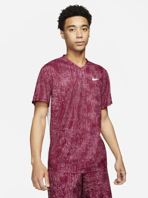 nike-court-dry-victory-top-print-m-dark-beetroot-white-white-3 Nike Court Dry Victory Top Print M - dark beetroot/white/white