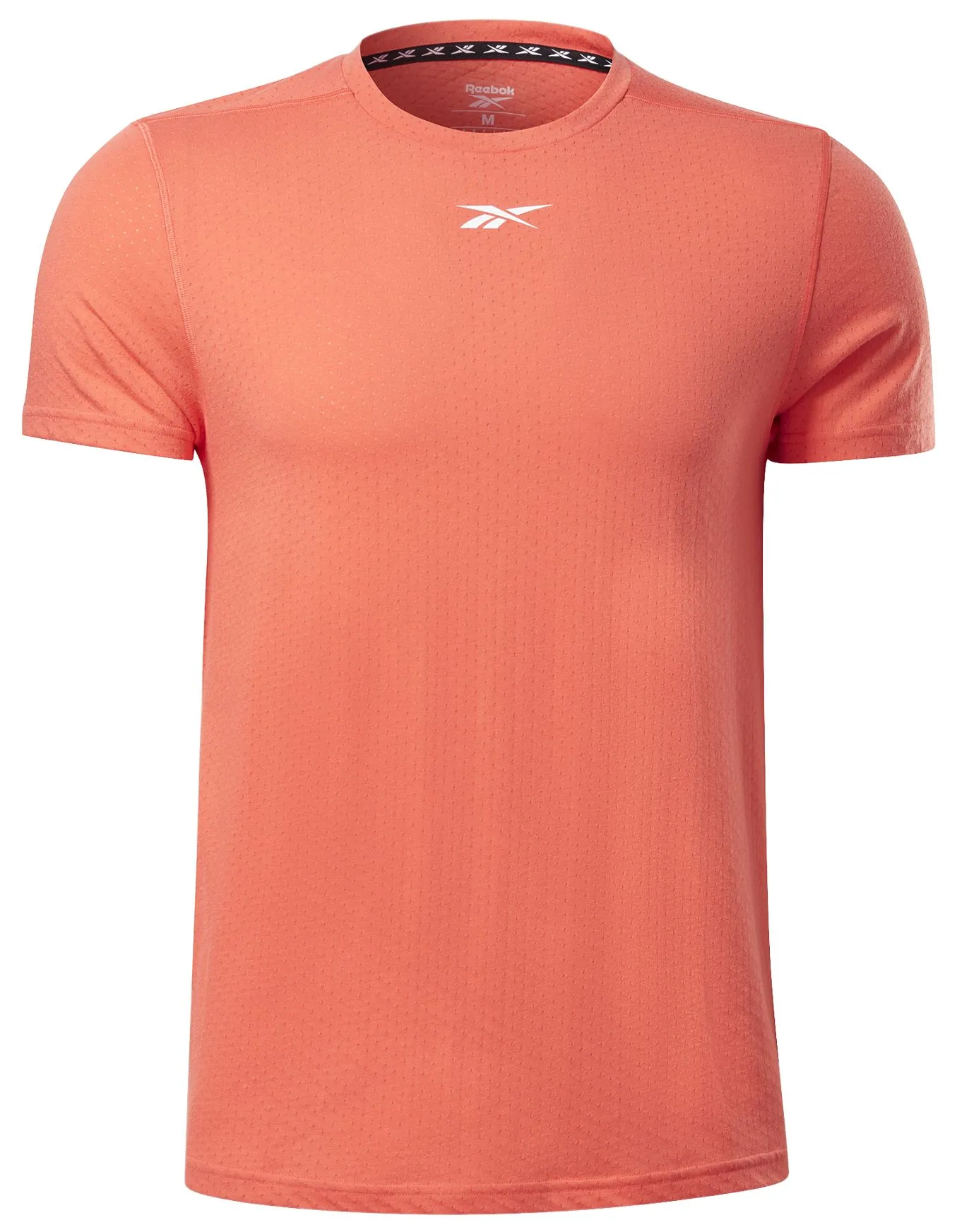 Reebok Workout Ready Mesh T-Shirt M - semi orange flare