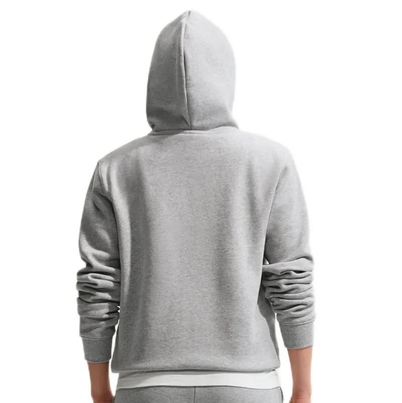 Nike Studio Fleece Medium Weight Full Zip - dark grey heather/sail