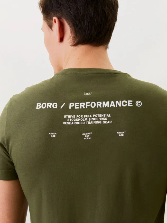 Björn Borg Training Tee STHLM M - ivy green