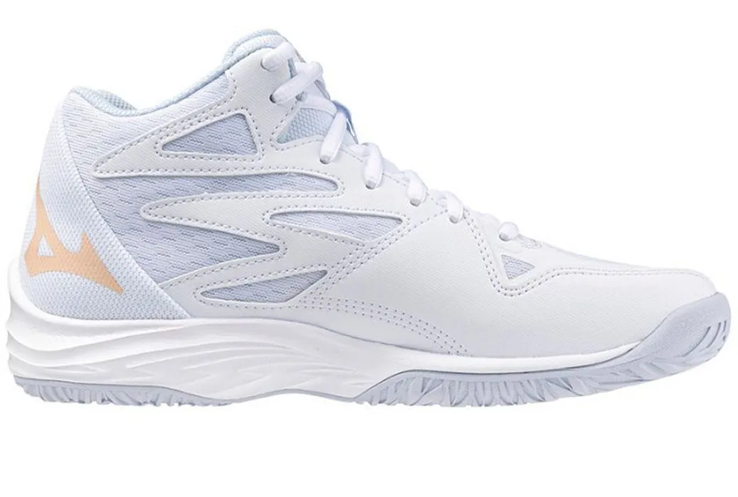 Mizuno Thunder Blade Z Mid - white/navy/peony peach