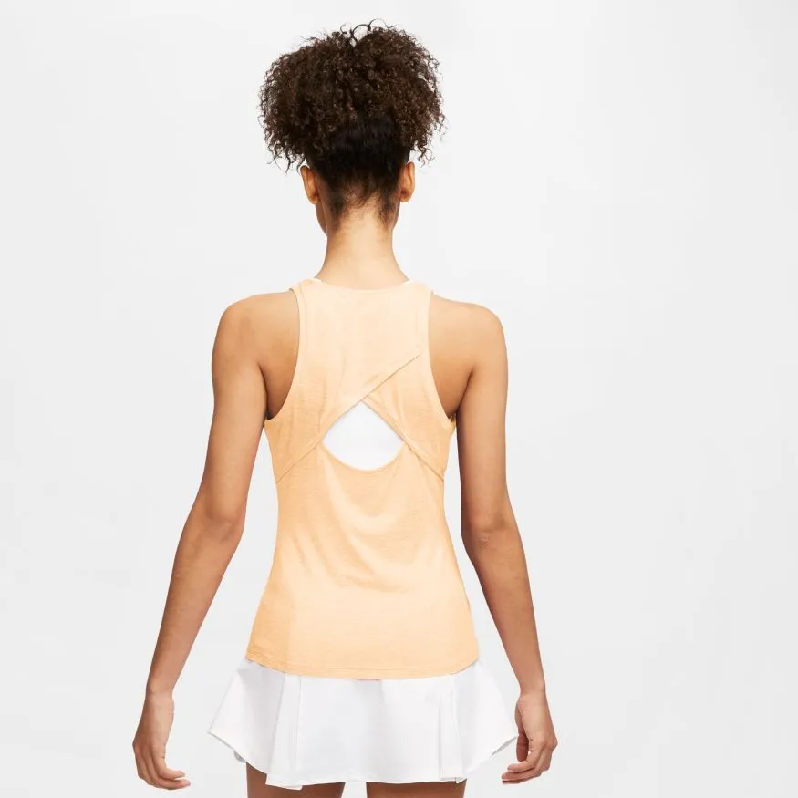 Nike Court W Dry Elevated Essential Tank - guava ice/white