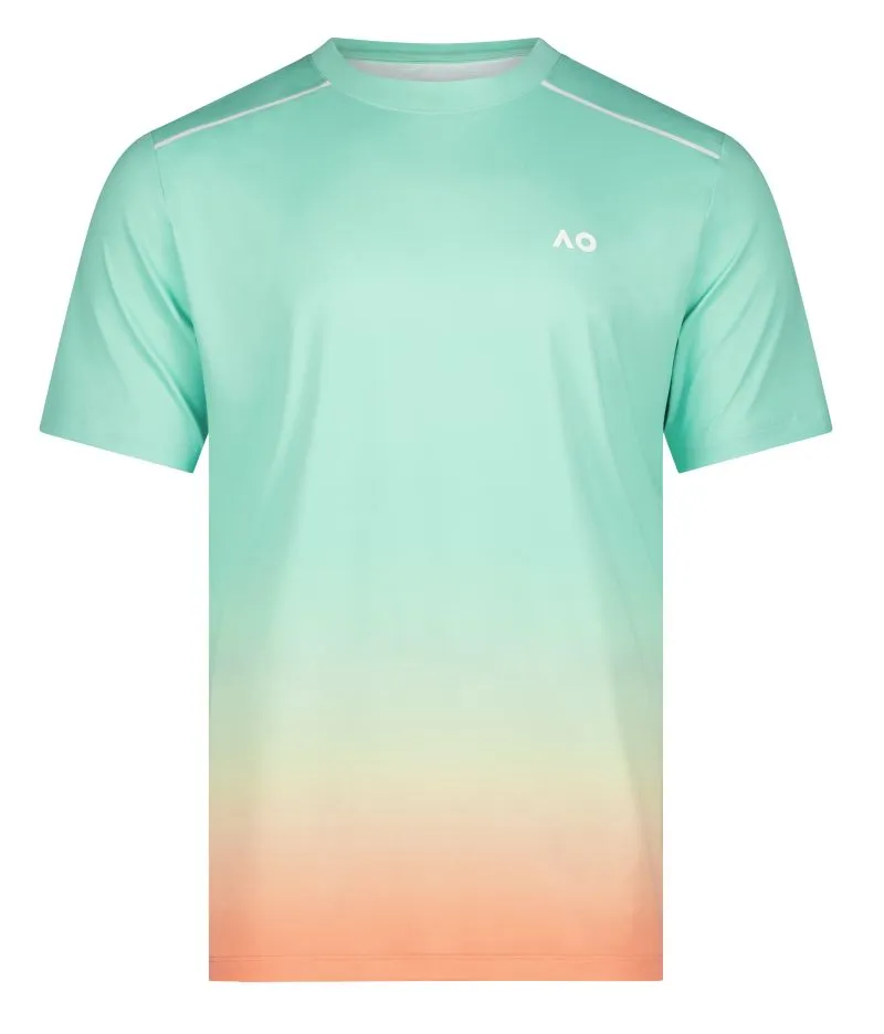 Australian Open Performance Tee - calypso ombre Australian Open Performance Tee - calypso ombre