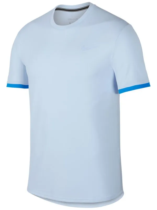 Nike Court Top SS - half blue/photo blue