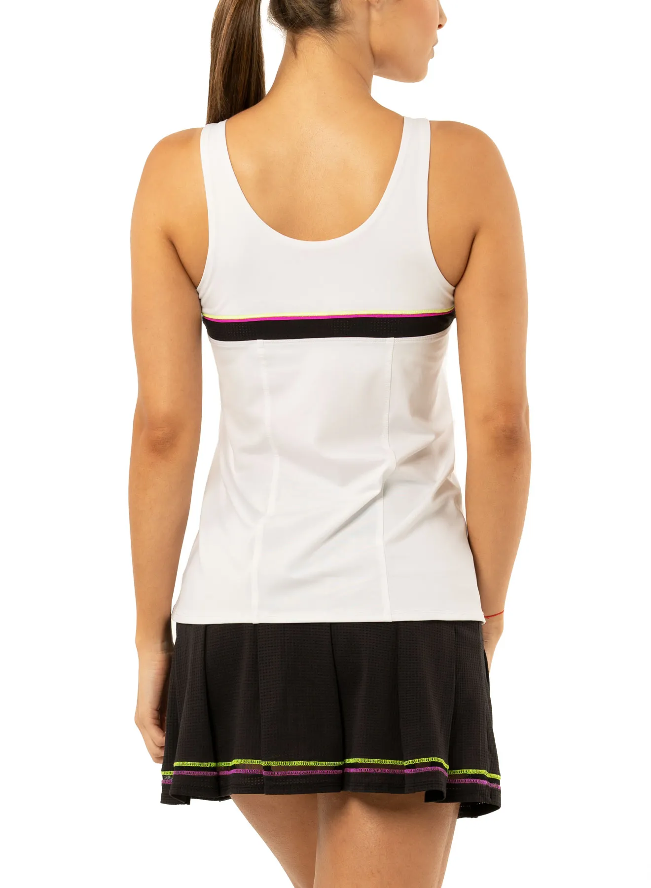 Lucky in Love Rockin Rococo Uprise Bungee Tank Women - white