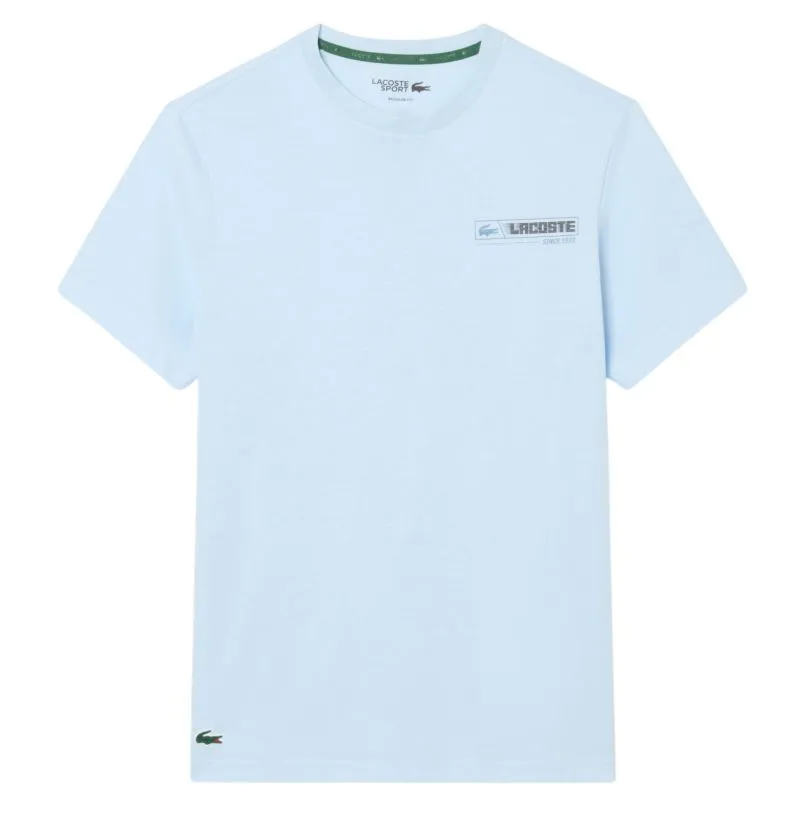 Lacoste Ultra Dry Printed Sport - light blue/blue