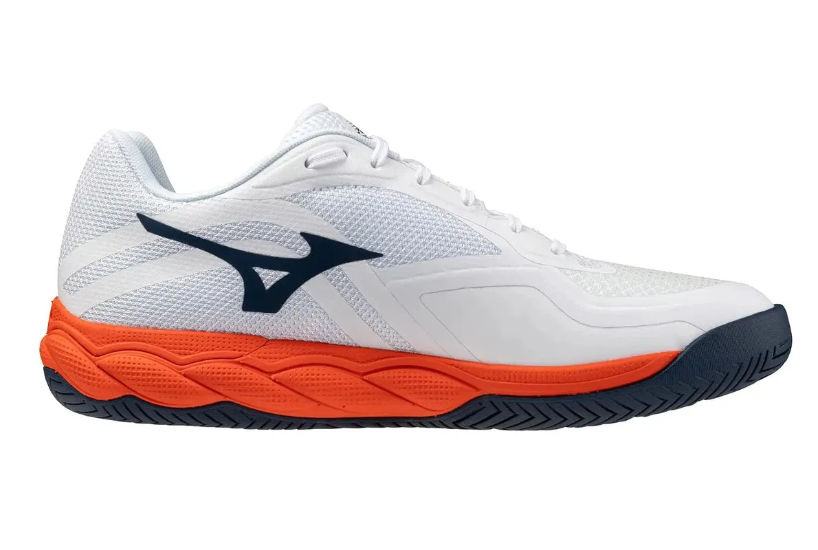 Mizuno Wave Enforce Court 2 AC - white/insignia blue/orange