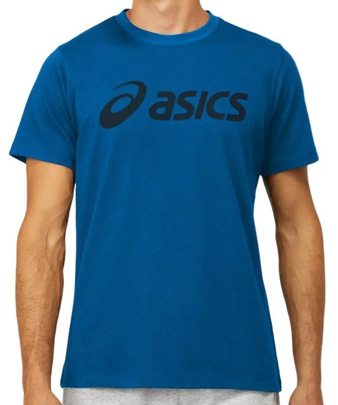 Asics Big Logo Tee - lake drive/french blue Asics Big Logo Tee - lake drive/french blue