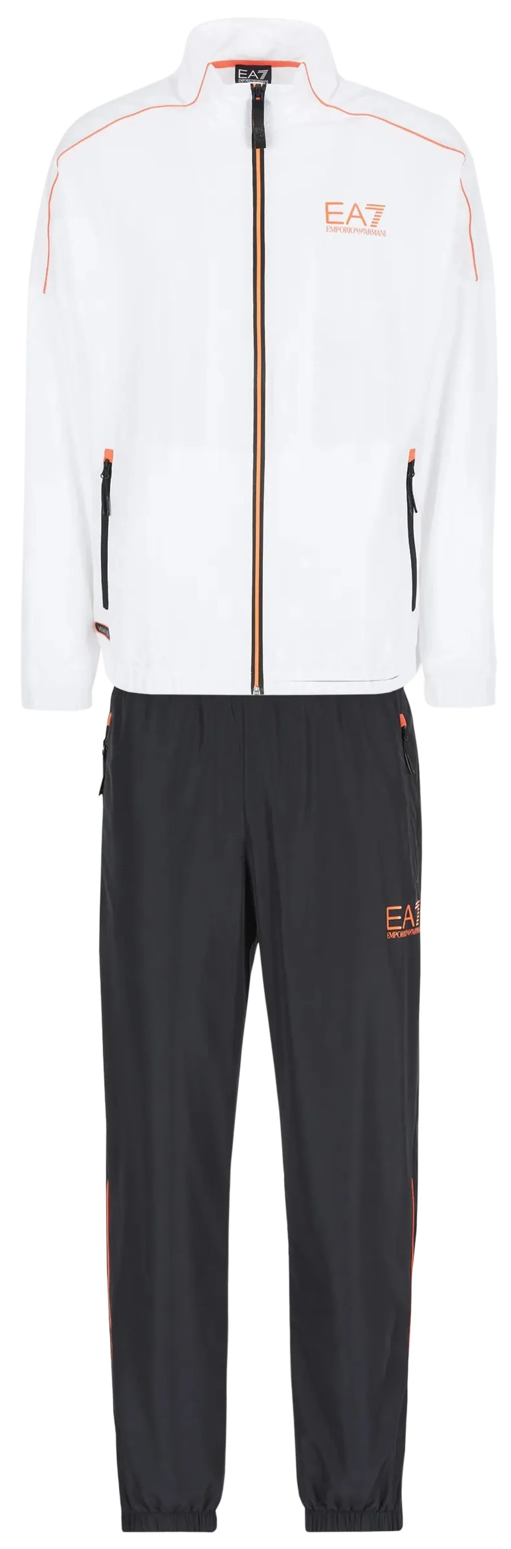 EA7 Man Woven Tracksuit - white/night blue