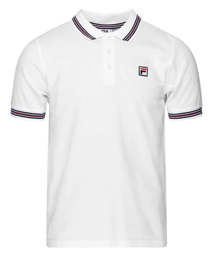 Fila Matcho 4 Polo Shirt Men - blanc de blanc