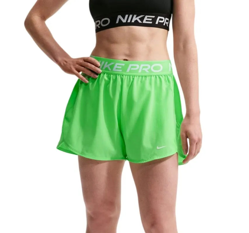 Nike Pro 2in1 - illusion green/white