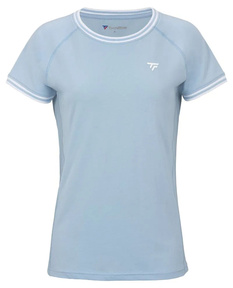 Girls' T-shirt Tecnifibre Team Stretch Junior - glacier - Blue