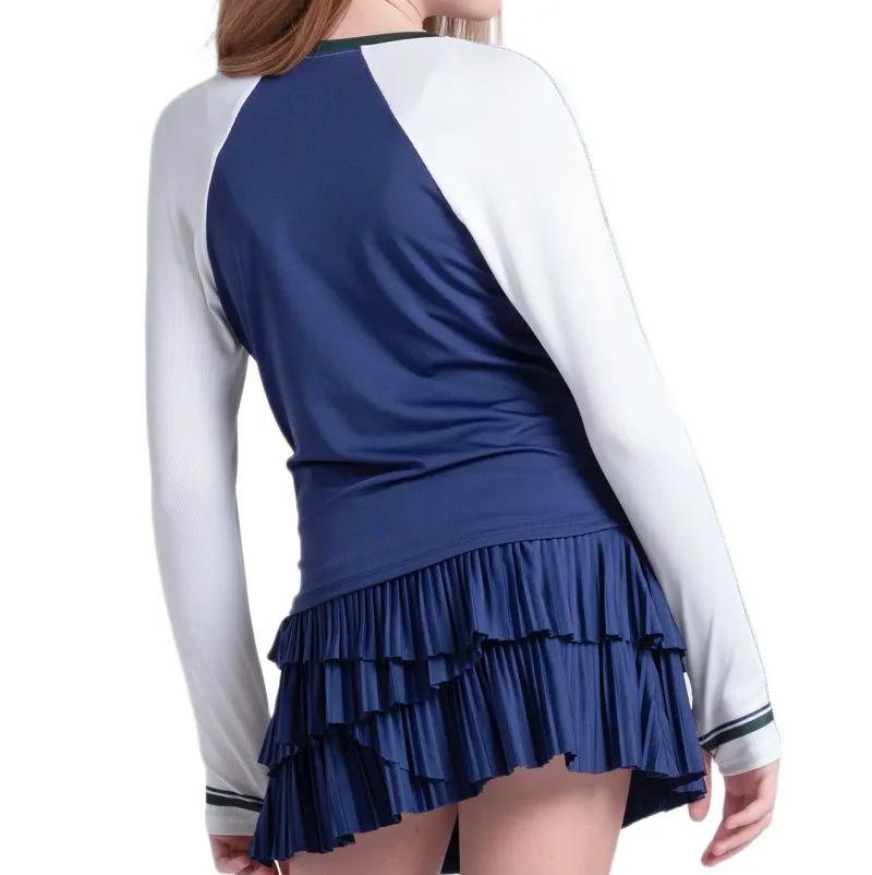 Lucky in Love Prep Edit Long Sleeve - navy