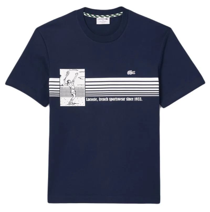 Lacoste French Made Tennis Print Heavy