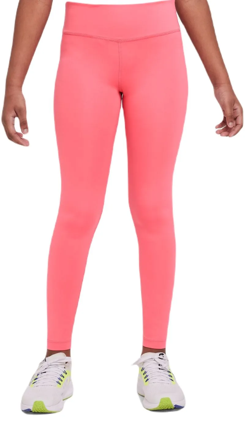 Nike Girls Dri-Fit One - sea coral/white