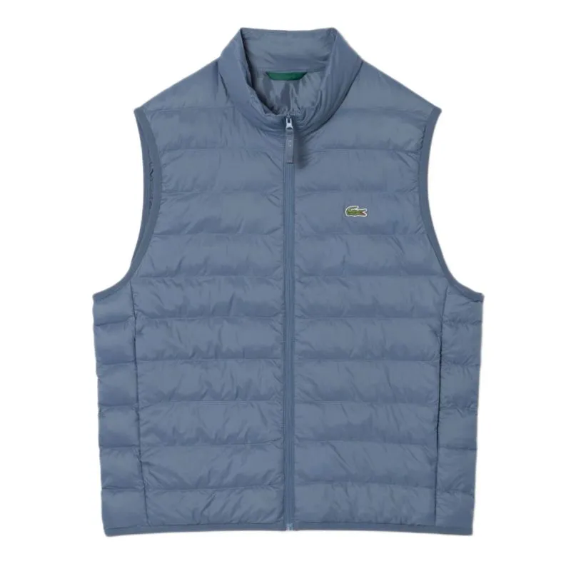 Lacoste Water-Repellent Puffed Windbreaker - grey