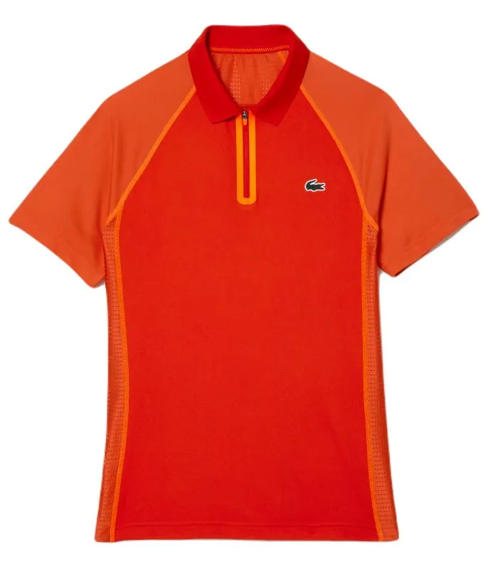 Lacoste Sport Recycled Polyester - rouge/orange
