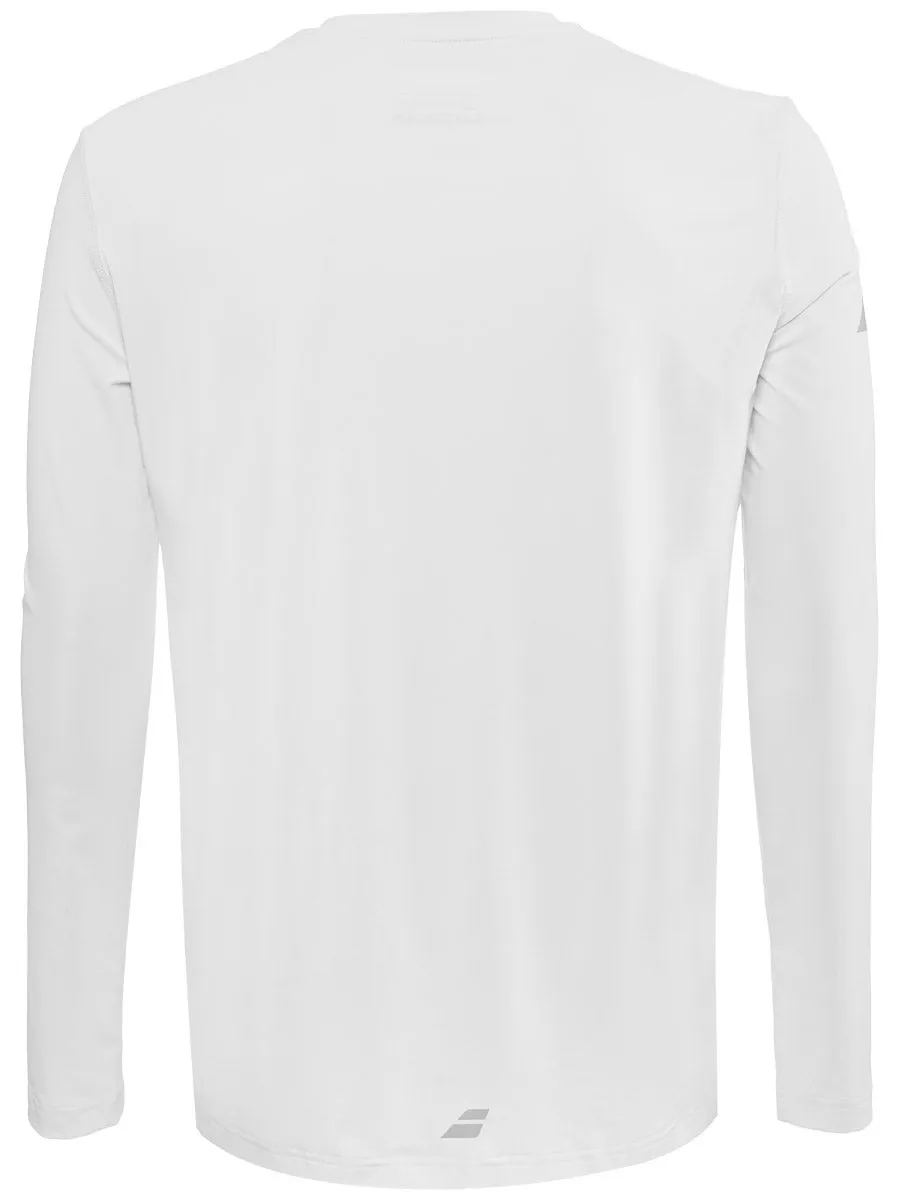 babolat-play-ls-tee-men-white-white-2 Babolat Play LS Tee Men - white/white