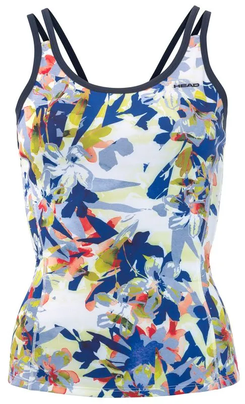 Head Vision Graphic Strap Tank W - blue/yellow
