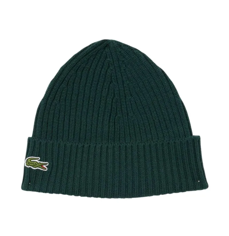 Lacoste Unisex Ribbed Wool - green