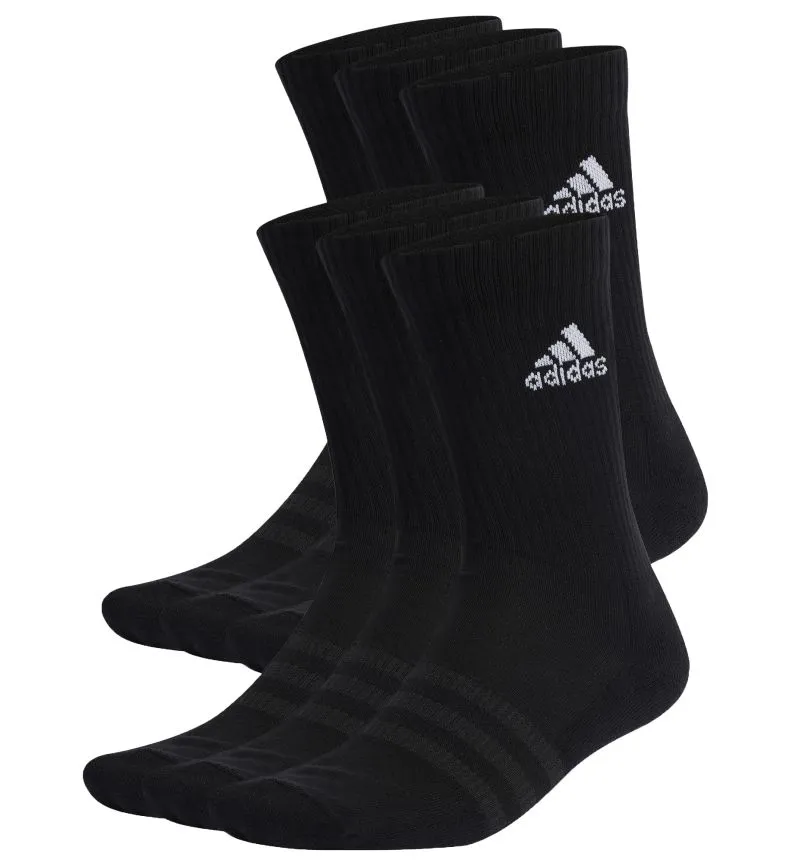 Socks Adidas Cushioned Sportswear Crew Socks 6P - Black