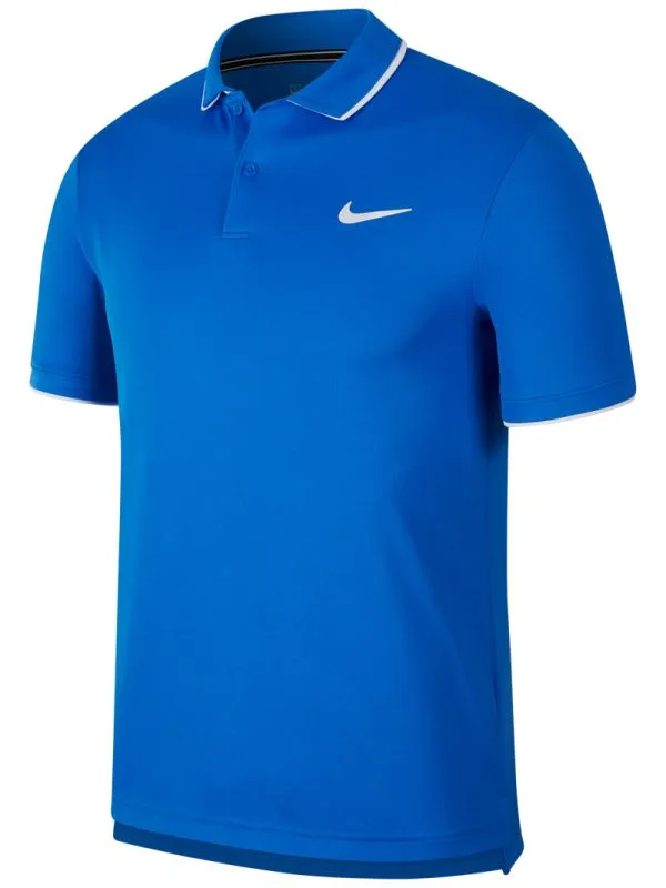 Nike Court Dry Team Polo - signal blue/white