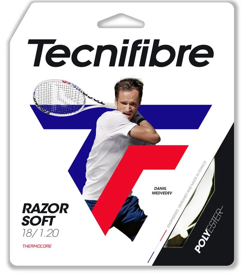 RazorSoftWhiteSet Tecnifibre Razor Soft (12 m)