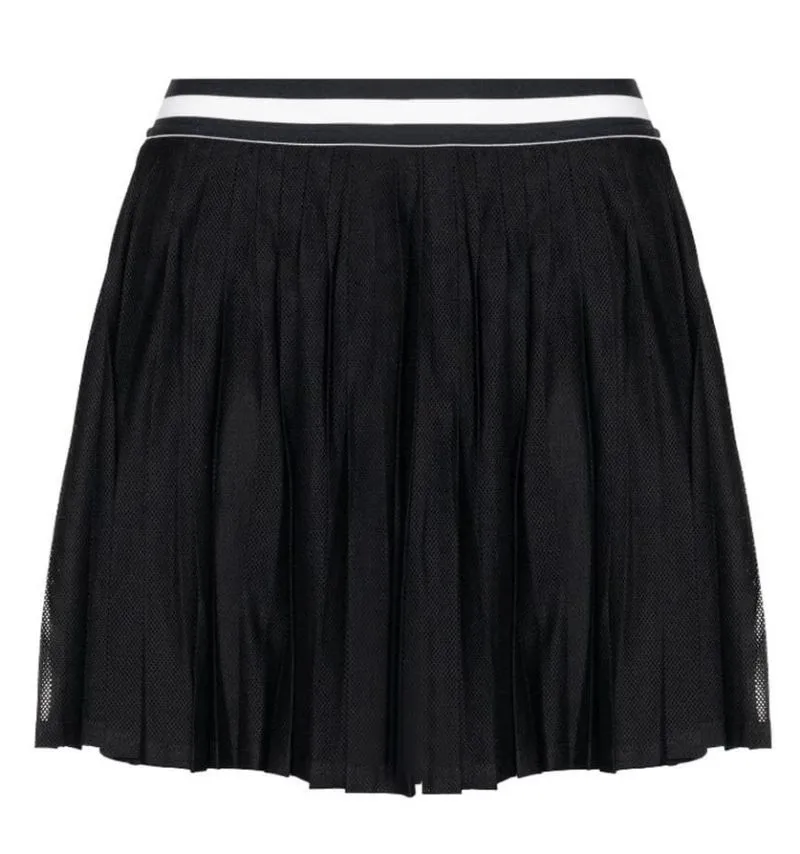 Women's skirt Wilson Team Pleated Skirt - black - Black