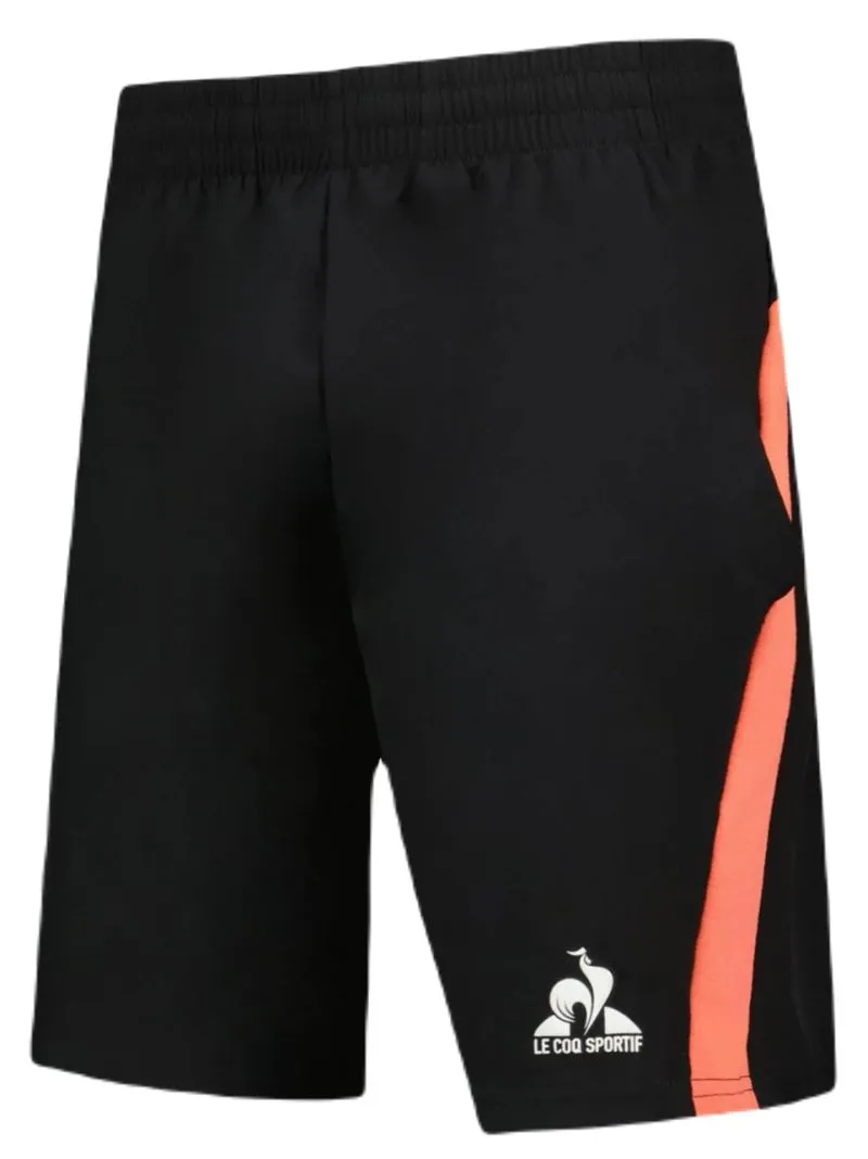 Le Coq Sportif Training SP Short N°1 M - black/orange perf