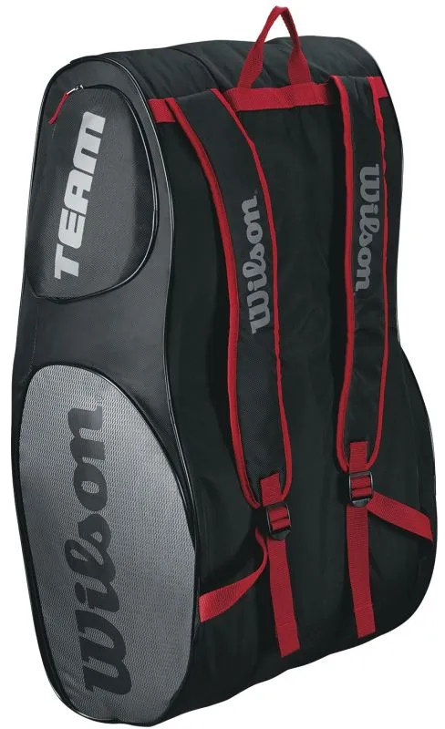 Wilson Team III 12 Pack Bag - black/grey