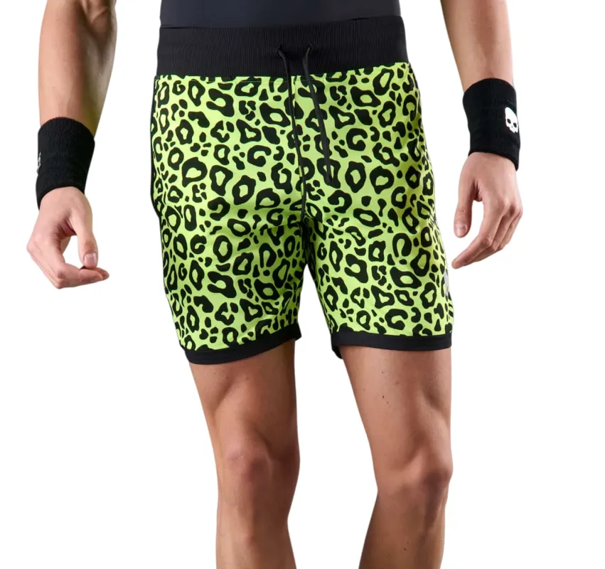 Men's shorts Hydrogen Panther Tech Shorts - fluo yellow - Yellow
