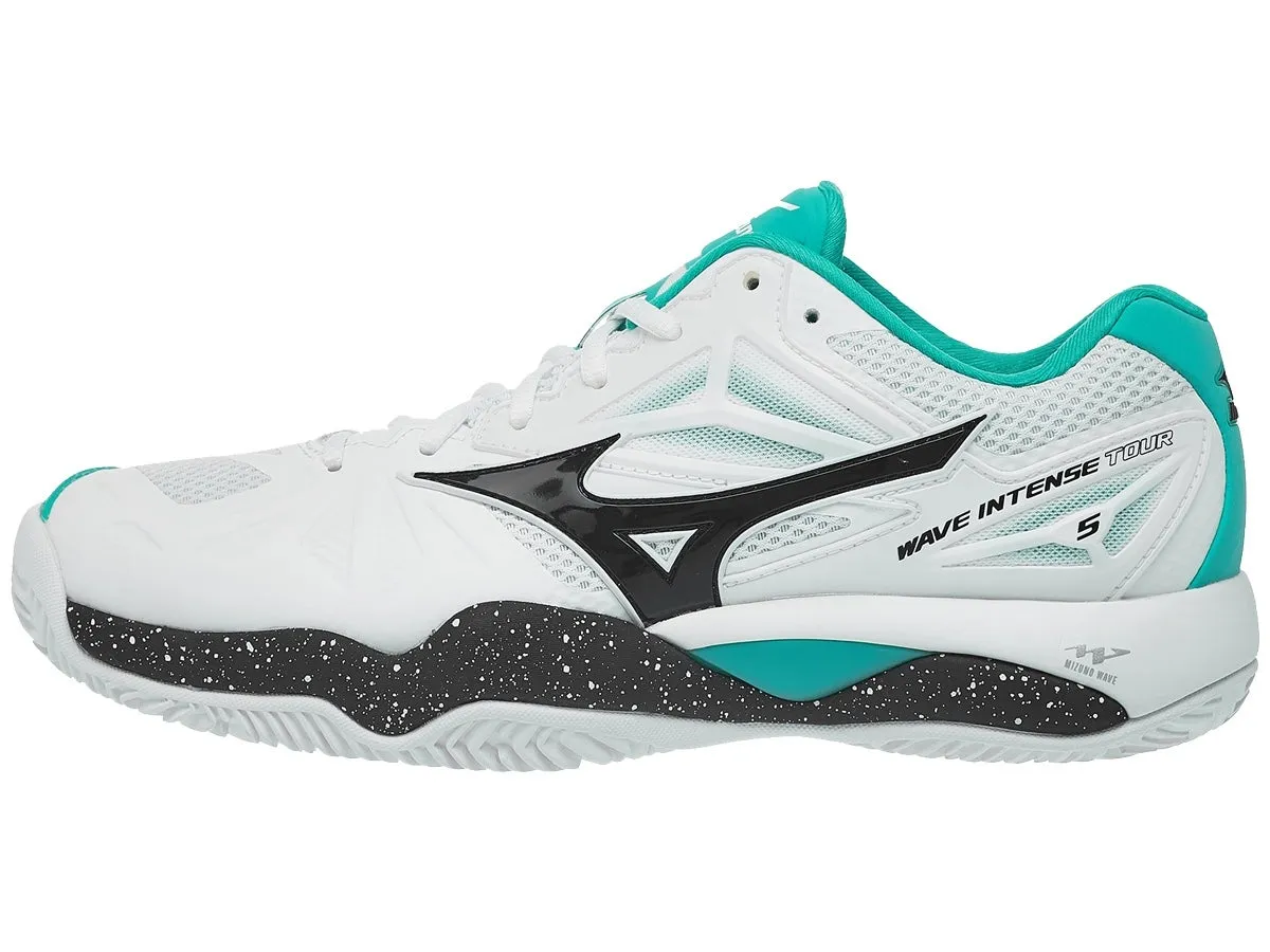 Mizuno Wave Intense Tour 5 CC - white/black/green