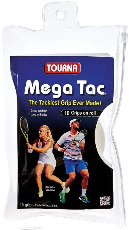 Tourna Mega Tac XL 10P - white