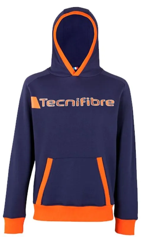 tecnifibre-fleece-hoodie-navy-orange-1 Tecnifibre Fleece Hoodie - navy/orange