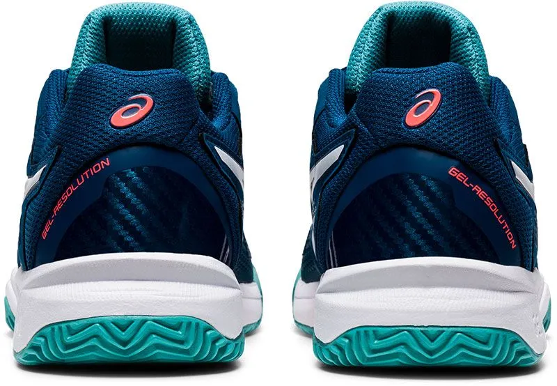 Asics Gel-Resolution 8 Clay GS - mako blue/white