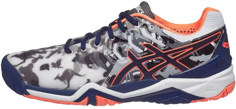 Asics Gel-Resolution 7 L.E. Melbourne - white/indigo blue/hot orange