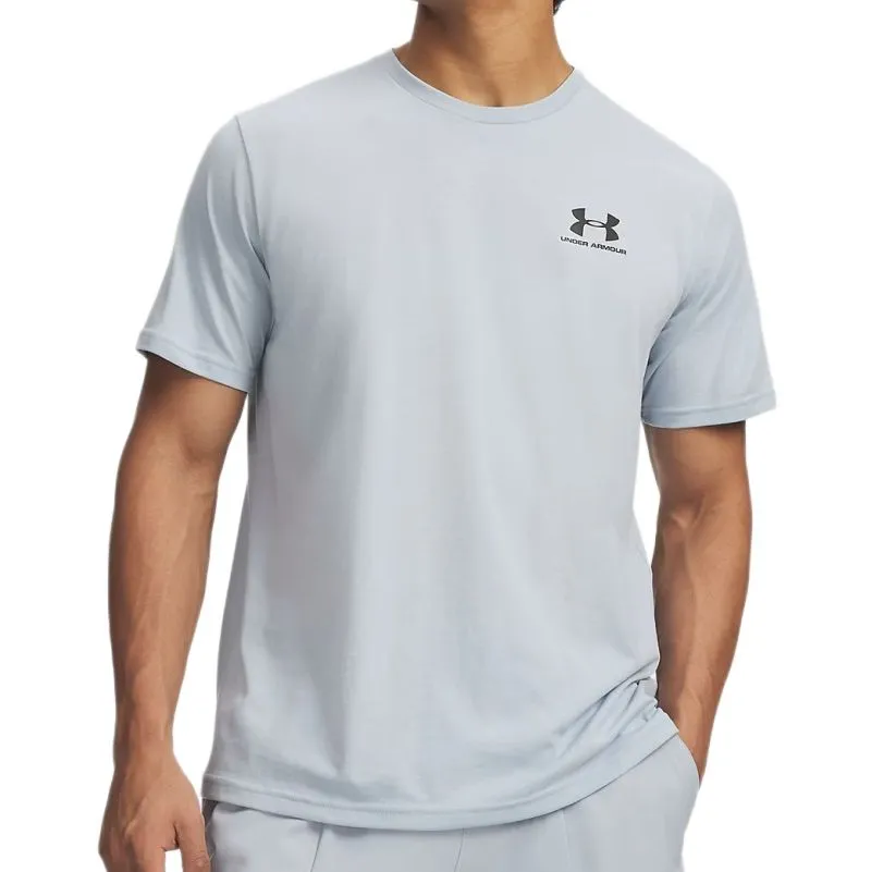 Under Armour Left Chest Logo Short Sleeve - blue fog/black Under Armour Left Chest Logo Short Sleeve - blue fog/black