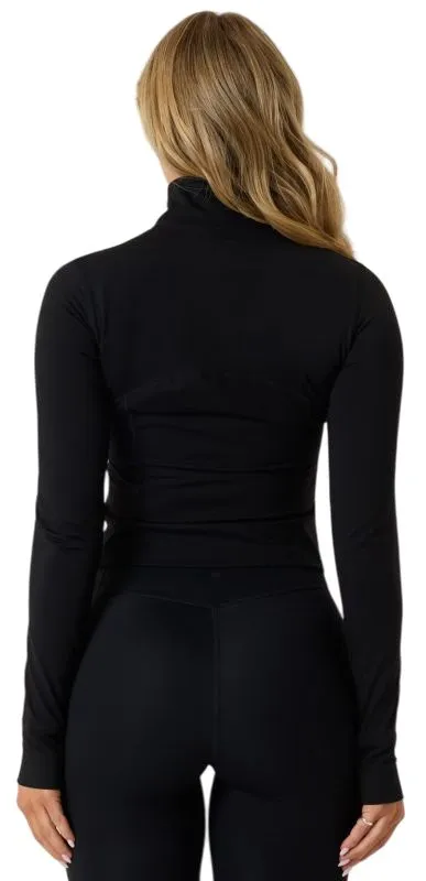 Björn Borg Alice Soft Zip Midlayer - black beauty